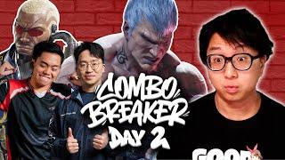KNEE IS CLIP FARMING!!?? - PhiDX Watches Tekken @ Combo Breaker 2025 - Day 2