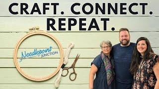 Coastal Crafting at NEEDLEPOINT JUNCTION: Sunshine, Stitching, and Southern Charm ️🪡