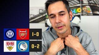 SPORCHI  INTER-ARSENAL 1-0  STOCCARDA-ATALANTA 0-2