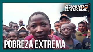 Domingo Espetacular mostra como é a vida no Congo, um dos locais mais pobres e violentos do mundo