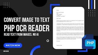 Read Text from Images using PHP OCR Reader