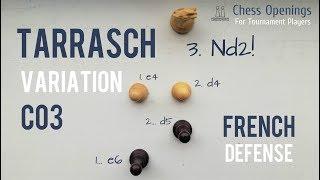 Tarrasch Variation of the French Defense (C03-C09) ⎸Chess Openings