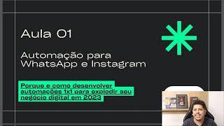 Automação de WhatsApp e Instagram para vender no automático em 2023