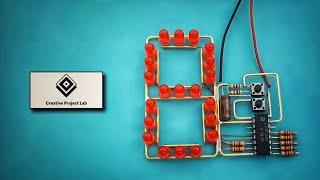 Building a Simple Seven-Segment Counter Circuit | DIY Electronics Tutorial | Creative Project Lab