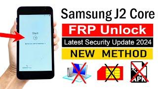 Samsung J2 Core Gmail Account Bypass | Without Computer (NEW METHOD) 2024