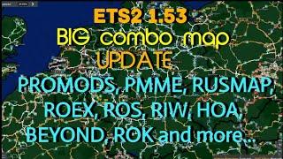 ETS2 1.53 | BIG COMBO MAP January 2025 UPDATE V2