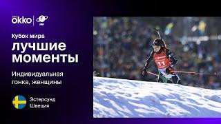 Индивидуальная гонка. Женщины | Восьмого этап Кубка мира. Лучшие моменты