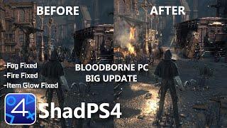 ShadPS4 0.4.1 WIP - Bloodborne PC HUGE IMPROVEMENT (Fire, Fog, Item glow and more) | PS4 Emulation