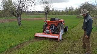 Kubota gl 23 с мульчером (Mower)