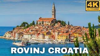 Rovinj Croatia  Summer Walking Tour 4K UHD