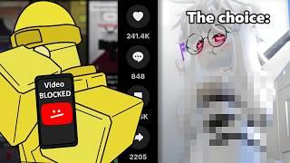 WATCHING ROBLOX TIKTOKS UNTIL I GET BANNED...