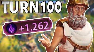 Civ 6 | Is This A Typical Turn 100?? This Game Is BONKERS!!! – (#2 Greece Civilization VI)