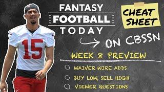 Week 8 Top Waiver Wire Targets, Buy/Sell Tips & More! | 2024 Fantasy Football Advice