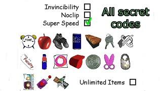 All secret codes in Baldi's Basics Classic Remastered