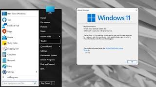 Windows 7 Start Menu in Windows 11