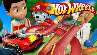 Мега трасса ХОТ ВИЛС в детской комнате и ЩЕНЯЧИЙ ПАТРУЛЬ. Hot Wheels создатель треков