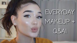 My Everyday Makeup + Q&A l Lilly Marie