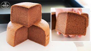 (실패없는 베이킹) 초코 제누와즈 만들기, 케이크 시트, 스폰지 케이크 만들기, Chocolate Sponge Cake, [홈베이킹], 쿠킹씨 cooking see