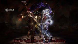 Mortal Kombat 11 MK11 Brutality noob saibot vs Sheeva. megayrick666