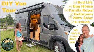Couple builds INCREDIBLE DIY camper van in just three months | FULL VAN TOUR