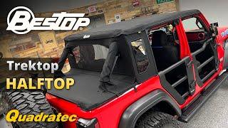 Bestop Trektop Halftop Soft Top for Jeep Wrangler JL