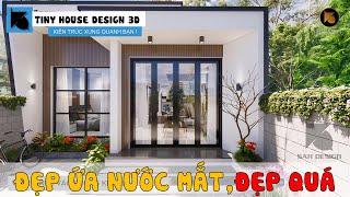  Tôi chưa từng thấy căn NHÀ CẤP 4 nào có GIẾNG TRỜI ĐẸP thế này | Tiny house design