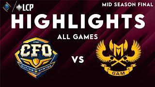 CFO vs GAM ALL GAMES Highlights | LCP Mid Season Final 2025 | CTBC Flying Oyster vs GAM Esports