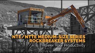 Breaker Technology // NTE/NTTE Mid-Size Series Rockbreaker System // Power Your Productivity