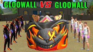 Gloowall vs Gloowall Fight in Clock Tower | Bunny Bundle vs Adam | Gloowall Skin Fight | Free Fire