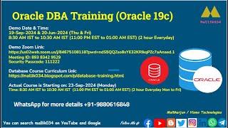 Day_1_Demo_Session | Introduction About Database Course | Course Timing & Fees Structure