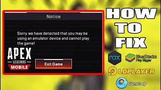 How to Remove Emulator Detected On any Emulator | Apex Legends Mobile