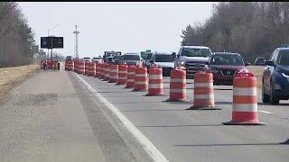 One lane of I-680, bridge closed after crash