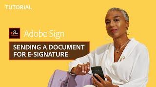 How to send document for esignature with Adobe Sign