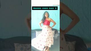 Meesho finds part 2 #finds #outfit #outfitinspo #meesho #meeshofinds #haulvideo #mustwatch #skirt