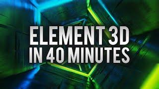 Element 3d Introduction Tutorial in After Effects