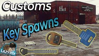 Customs Map - Key Spawn Locations - Escape from Tarkov