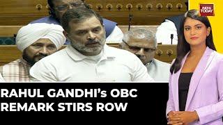 Rahul Gandhi's Remark About OBC Leaders In BJP Stirs Major Controversy | India Today