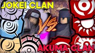 JOKEI Clan VS AKUMA Clan! (Hyuga VS Uchiha) *WHO WINS?!* | Shindo Life!