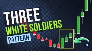 Three white soldiers Candlestick pattern | Bullish reversal pattern | 3 white soldiers candlestick