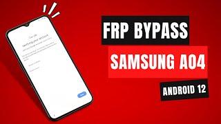 [Latest] Samsung A04 FRP Bypass Android 12 without Computer | Google Account Remove 2024