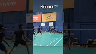 Net cord                 #motivation #badminton #practice #match #focus #shorts #videos