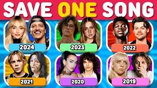 SAVE ONE SONG  2024-2000 Edition - 6 Songs | Music Challenge