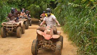 ATV, Interactive Bridges, Ziplines, Cenote, with Tequila Tasting at Extreme Adventure Eco Park.