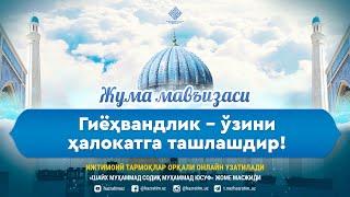 Гиёҳвандлик – ўзини ҳалокатга ташлашдир! | Жума мавъизаси | 24.09.2021