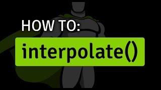 How to interpolate() with GSAP