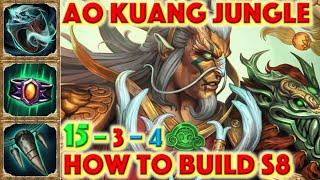 SMITE HOW TO BUILD AO KUANG - Ao Kuang Jungle Build Season 8 Conquest + How To + Ao Kuang Guide