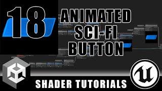 Animated Sci-Fi Button - Procedural Shapes and Patterns - Episode 18