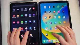 iPad 10 VS Samsung Tab S9 FE Speed Test Comparison