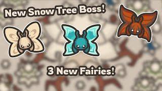 [TAMING.IO] New Snow Tree Boss + 3 New Fairies! Can we tame them all?!