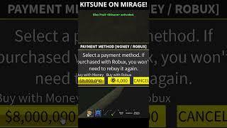 KISTUNE WAS ON STOCK??? #bloxfruits #roblox #robloxonepiece #bloxpiece #bloxfruitsbountyhunting